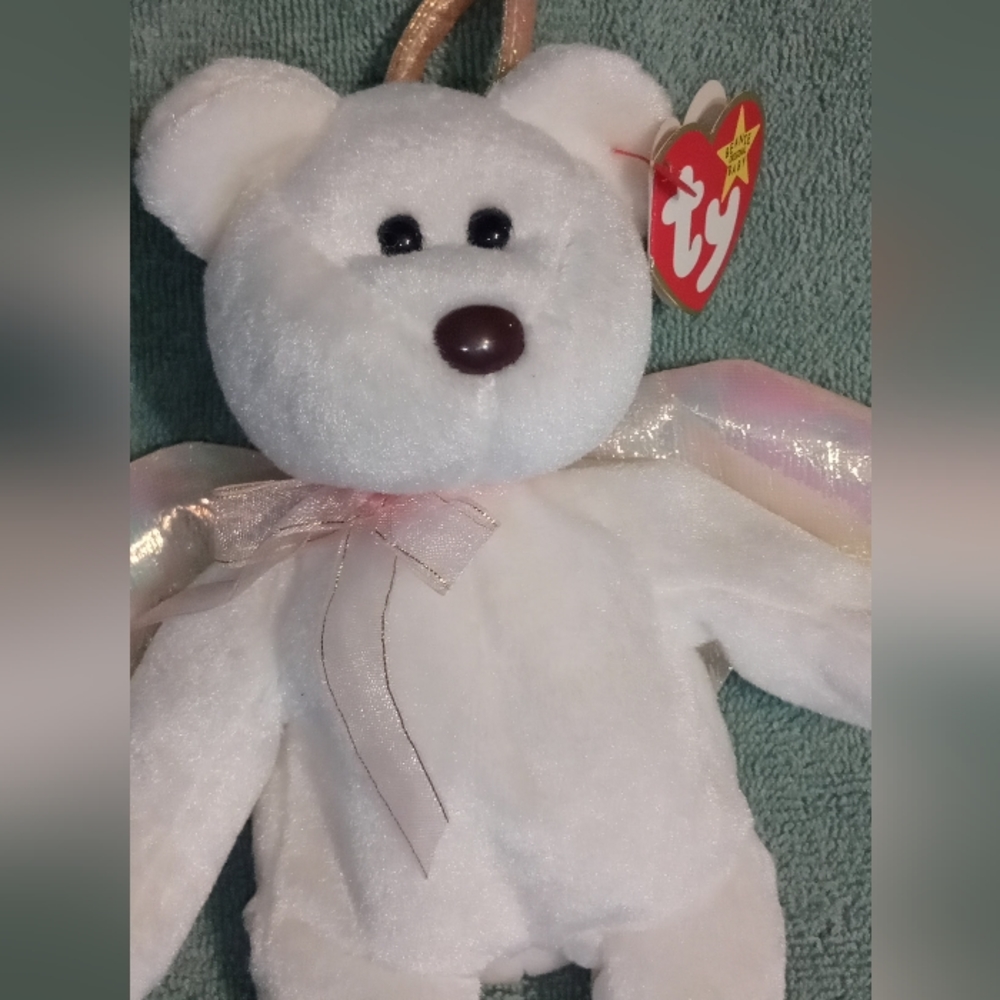 1998 Ty beanie baby Halo rare with errors